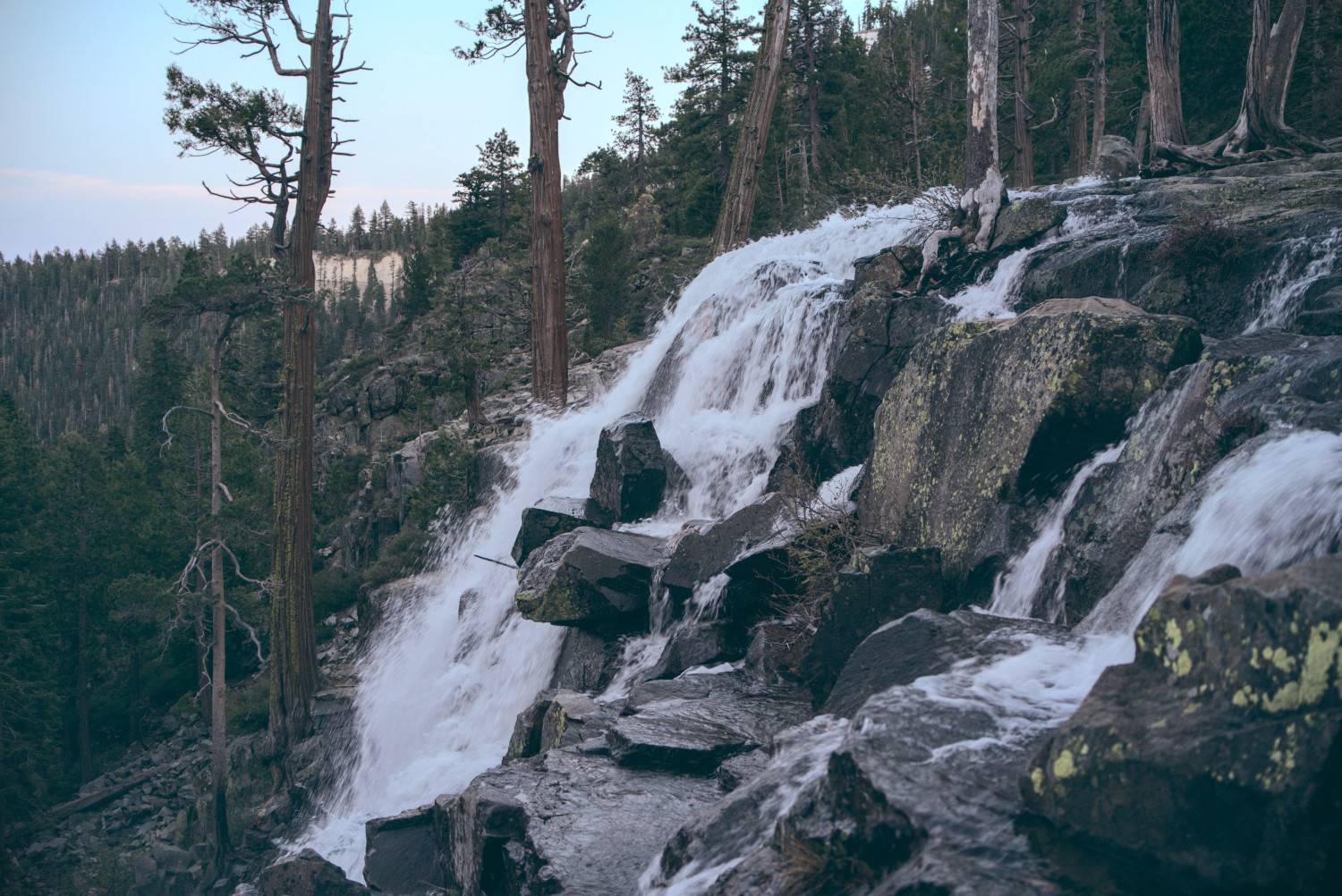Waterfall that flows each spring